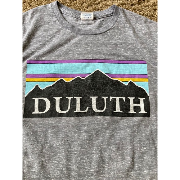Mens/Unisex Duluth Graphic T-Shirt Heather Gray Size Large - Picture 2 of 8